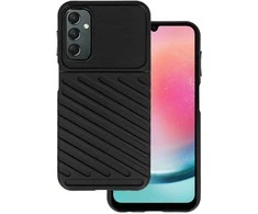 Dėklas Topt Thunder dėkals skirtas Samsung Galaxy A24 4G juodos spalvos