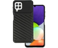 Dėklas Topt Thunder dėkals skirtas Samsung Galaxy A42 5G juodos spalvos