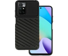 Dėklas Topt Thunder dėkals skirtas Xiaomi Redmi 10 juodos spalvos