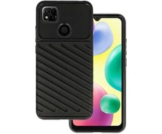 Dėklas Topt Thunder dėkals skirtas Xiaomi Redmi 10A juodos spalvos