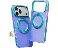 Dėklas Torras Ostand O3 Hue, violet violetinė – Apple iPhone 17 Pro