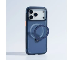 Dėklas Mėlyna TORRAS Ostand Spin Air - etui do iPhone 17 Pro kompatybilne su MagSafe (midnight mėlynas)