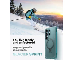 Dėklas Torras Ostand Q3 Air, glacier sprint – Samsung Galaxy S26 Ultra