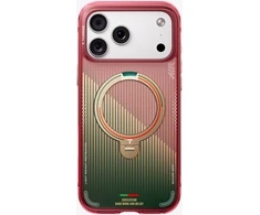 Dėklas Torras Ostand Q3 Air World Cup Limited, red &amp; žalias – Apple iPhone 17 Pro Max