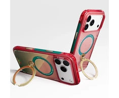 Dėklas „Torras Ostand Q3 Air World Cup Limited“, raudonas – „Apple iPhone 17 Pro“