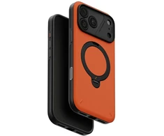 Dėklas UNIQ Elix, skirtas iPhone 18 Pro Max / 17 Pro Max, su 360 laipsnių besisukančiu stovu, oranžinis