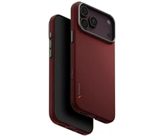 Dėklas UNIQ Keva EDGE, skirtas iPhone 18 Pro Max / 17 Pro Max, Magclick Charging, raudonas