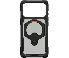 Dėklas Urban Armor Gear UAG Plasma XTE galinis dangtelis MagSafe, skirtas iPhone 18 Pro / 17 Pro – juodas / oranžinis