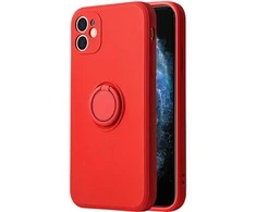 Dėklas Vennus silikoninis Ring skirtas Apple iPhone 14 Plus Raudona