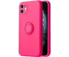 Dėklas Vennus silikoninis Ring skirtas Apple iPhone 14 Plus rožinės spalvos
