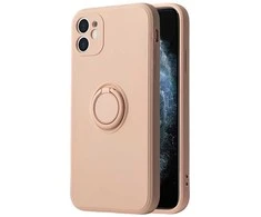 Dėklas Vennus silikoninis Ring skirtas Apple iPhone 14 Plus Light rožinės spalvos