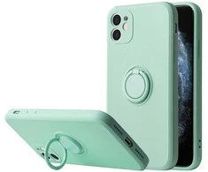 Dėklas Vennus Silicone Ring skirtas Apple iPhone 14 Pro Max mėtų spalvos