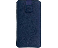 Dėklas WONDER Deko maišelis telefonui (Dydis XXL) Samsung S23 Ultra/S22 Ultra/M33/M23/A14 5G/Xiaomi Redmi 12C mėlynos spalvos