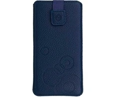 Dėklas WONDER Deko maišelis telefonui (Dydis XL) Apple iPhone 14/14 Pro/Apple iPhone 15/15 Pro/Samsung S23/S23 Plus/S24/S24 Plus/A15/A54 5G mėlynos spalvos