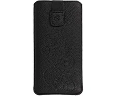 Dėklas WONDER Deko maišelis telefonui (Dydis XL) Apple iPhone 14/14 Pro/Apple iPhone 15/15 Pro/Samsung S23/S23 Plus/S24/S24 Plus/A15/A54 5G juodos spalvos