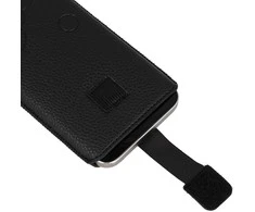 Dėklas WONDER Deko maišelis telefonui (Dydis L) Apple iPhone 13 Mini/12 Mini/SE 2020/2022/7/8 juodos spalvos