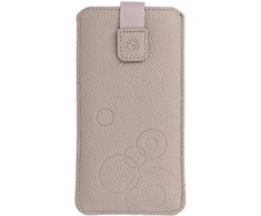 Dėklas WONDER Deko Pouch Case (Size M) for Iphone 5/Nokia 215 4G/225/5310 2020 cappuccino