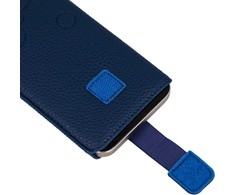 WONDER Deko Pouch dėklas (Size M) skirtas Apple iPhone 5/Nokia 215 4G/225/5310 2020 mėlynos spalvos