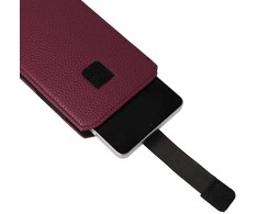 iLike WONDER lankstus dėklas (XXL dydis), skirtas „iPhone 17 Pro Max“ / „16 Pro Max“ / „Samsung S26 Ultra“ / „S25 Ultra“ / „Xiaomi 15 Ultra“ / „14 Ultra“ / „Oppo Find X8 Ultra“ / „Find X6 Pro“ / „Vivo“ / „X200 Pro“ / „X90 Pro+“ / „MotorolanEdge 50 Ultra“ / „Edge 40 Pro“, bordo spalvos