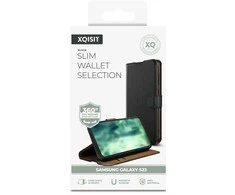 Dėklas XQISIT NP Slim Wallet Selection Anti Bac for Galaxy S23 Juodas