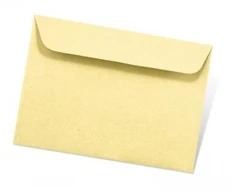 Dekoratyvinis vokas Artoz C6, 114x162mm, 100g, kreminės spalvos, 1vnt