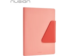 Deli Užrašų knygelė „Nusign“ A5/120L, linijomis, PU viršeliai, rožinės spalvos