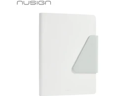 Deli Užrašų knygelė „Nusign“ A5/120L, linijomis, PU viršeliai, baltos spalvos