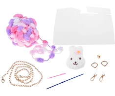Jokomisiada DIY Creative Kit - Fluffy Pom Pom BAG ZA5814