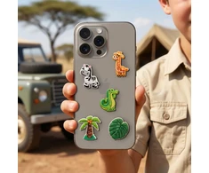 TFO 3D lipdukai „Jungle“, 5 vnt. rinkinys