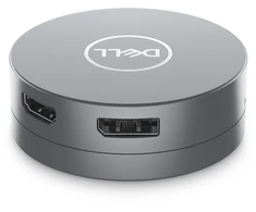 DELL DA305 Vielinis USB 3.2 Gen 2 (3.1 Gen 2) Type-C Sidabras