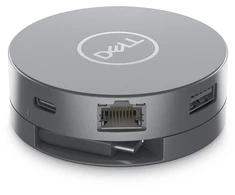 DELL DA305 Vielinis USB 3.2 Gen 2 (3.1 Gen 2) Type-C Sidabras