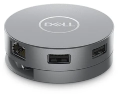 DELL DA305 Vielinis USB 3.2 Gen 2 (3.1 Gen 2) Type-C Sidabras