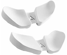 DELTAHUB Carpio 2.0 L Baltas Wrist Set (Baltas) Klaviatūros ir Pelės Riešų Atramos Komplektas