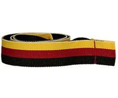 Detal Kaspinas 20 mm – juodas-raudonas-geltonas V3-BK/R/Y