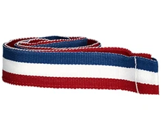 Detal Kaspinas 20 mm – raudona-balta-mėlyna V3-R/W/BL