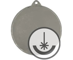 Detal Lazeriu graviruotas medalis – RMI ME0270/S-MET