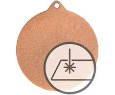 Detal Medalis su graviravimu ant laminato ME0340/B-LAS