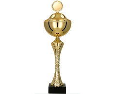 Detal Metalinė taurė su dangteliu 8356/CP