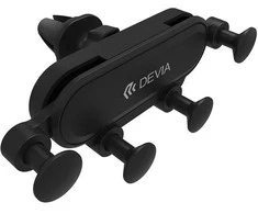 Devia automobilinis laikiklis Kintone ES071 gravity air vent juodos spalvos