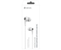 Ausinės Devia Kintone 3,5mm baltos