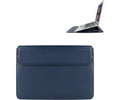 Devia nešiojamojo kompiuterio krepšys / MacBook dėklas Ultra-Thin 13,3” vandeniui atsparios PU odos, mėlynas