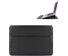 Devia nešiojamo kompiuterio / MacBook dėklas Ultra-Thin 13,3'' atsparus vandeniui PU leather juodos spalvos