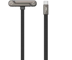 Devia Ultra6 USB-C į USB-C laidas 1.5m 240W su stovu