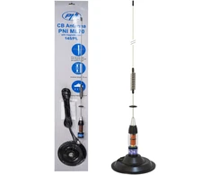 Dėžė 20 vienetų CB antenų PNI ML70, ilgis 70 cm, 26-30 MHz, 200 W, magnetas 145 mm pridedamas