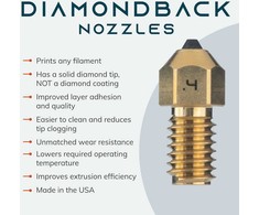 DiamondBack Creality Spider Compatible Nozzle Nozzle Diameter: ⌀ 0.40 mm