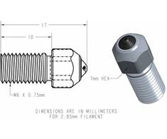 DiamondBack Ultimaker S-line Compatible Nozzle