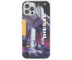 Diesel Clear Case Mad Dog Jones AOP Apple iPhone 12/12 Pro dėklas telefonui įvairiaspalvis 44324