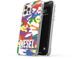 Dėklas DIESEL CLEAR CASE PRIDE CAMO AOP IPHONE XR COLORFUL