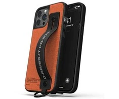 Dėklas Diesel Handstrap Case Utility Twill Apple iPhone 12 Pro Max dįklas telefonui juodos ir oranžinės spalvos 44289