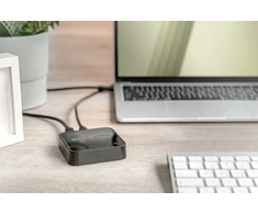 Digitus DA-71545 knyginių kompiuterių dokas / jungčių replikatorius Vielinis USB 3.2 Gen 2 (3.1 Gen 2) Type-C Juoda